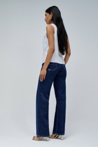 DRAPED TOP WITH METALLIC DETAIL