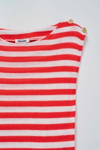 ASYMMETRIC TOP WITH STRIPES