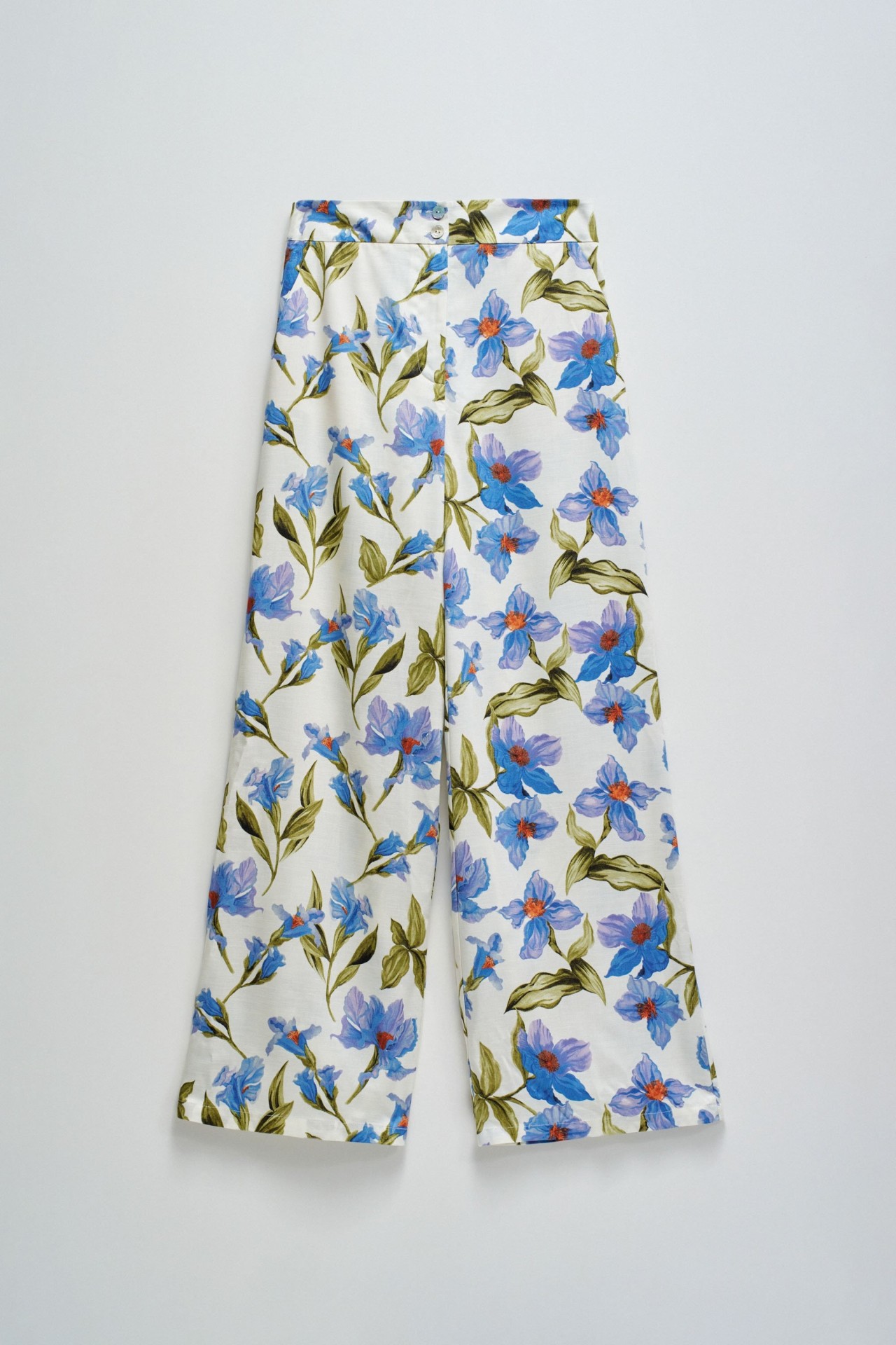 STRAIGHT TROUSERS IN FABRIC