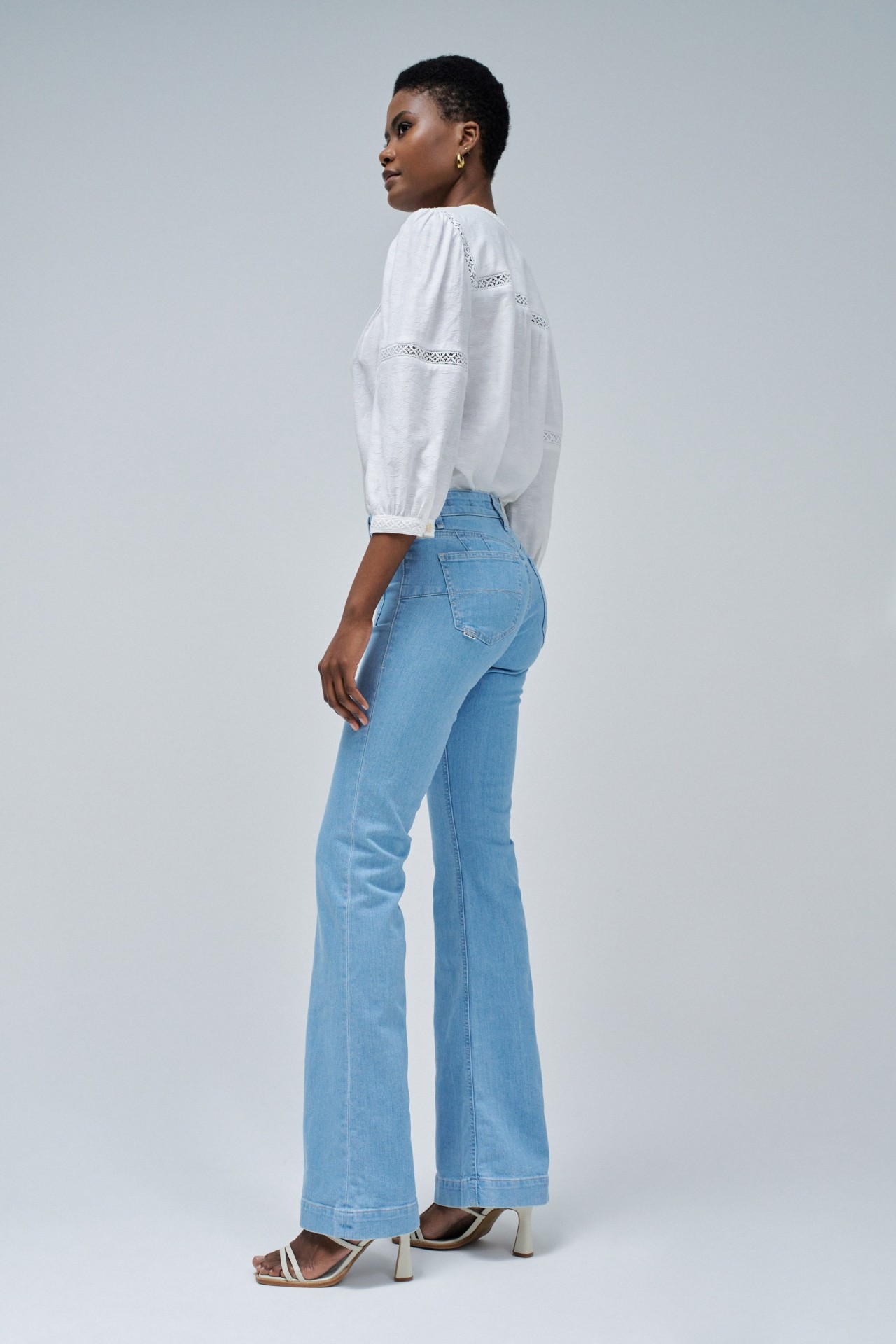 JEAN DESTINY PUSH UP FLARE