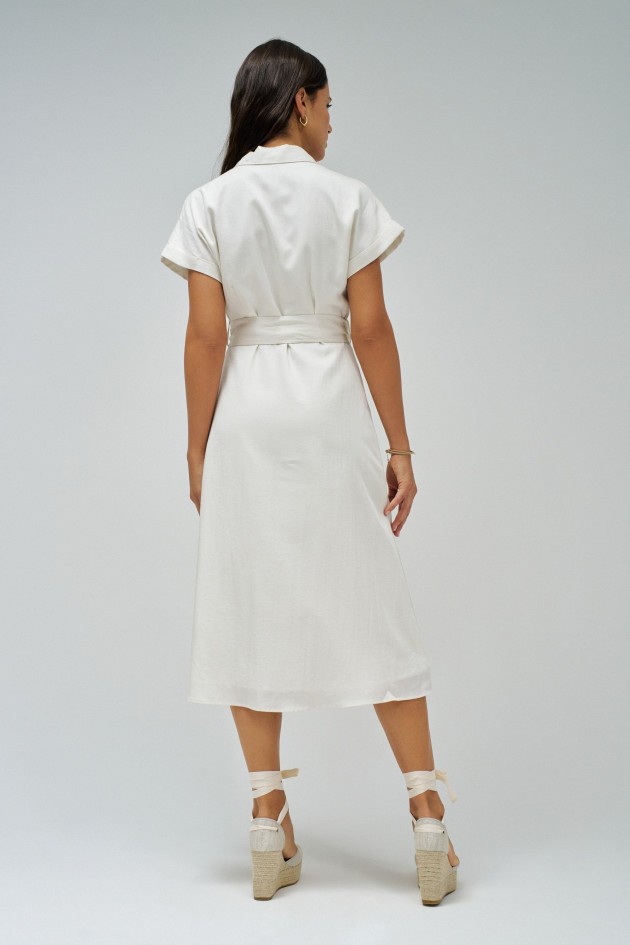 VESTIDO MIDI EN LIGHTDENIM