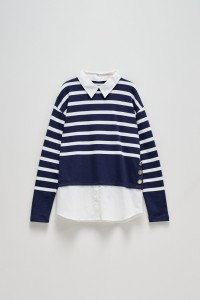 SWEATER COMBINED WITH SHIRT