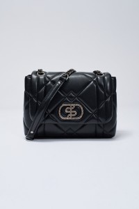 GEPOLSTERTER BEUTEL LEDEREFFEKT