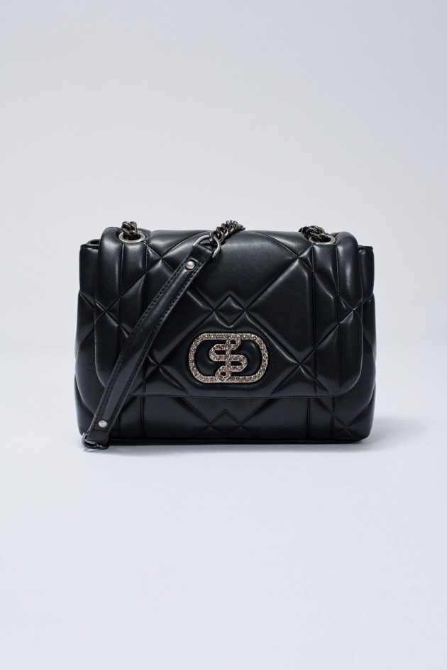 GEPOLSTERTER BEUTEL LEDEREFFEKT