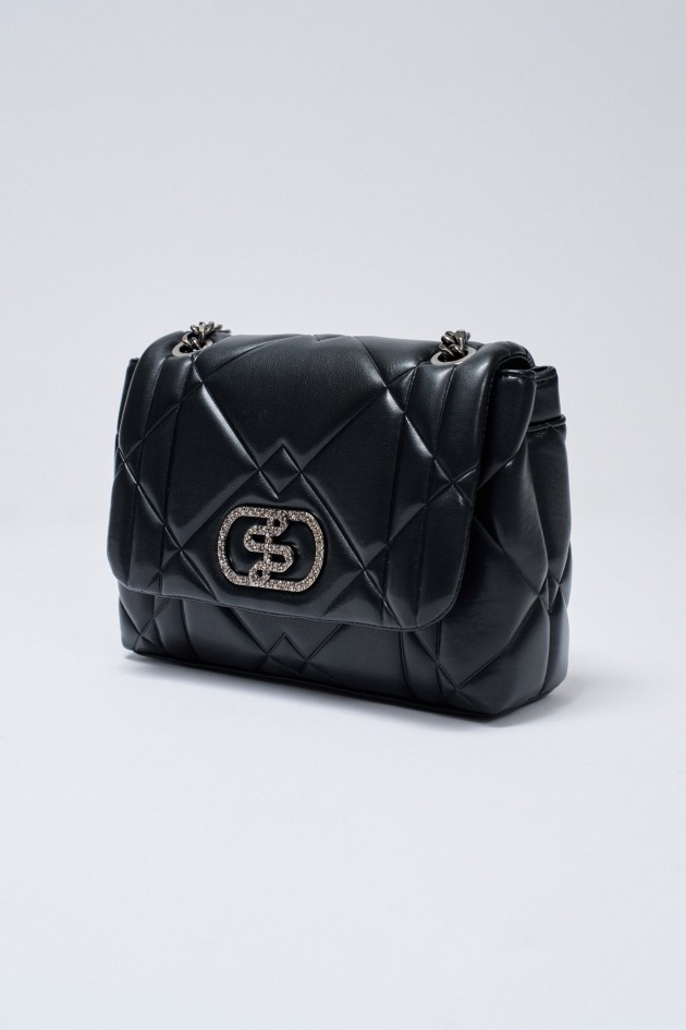 PADDED BAG LEATHER EFFECT