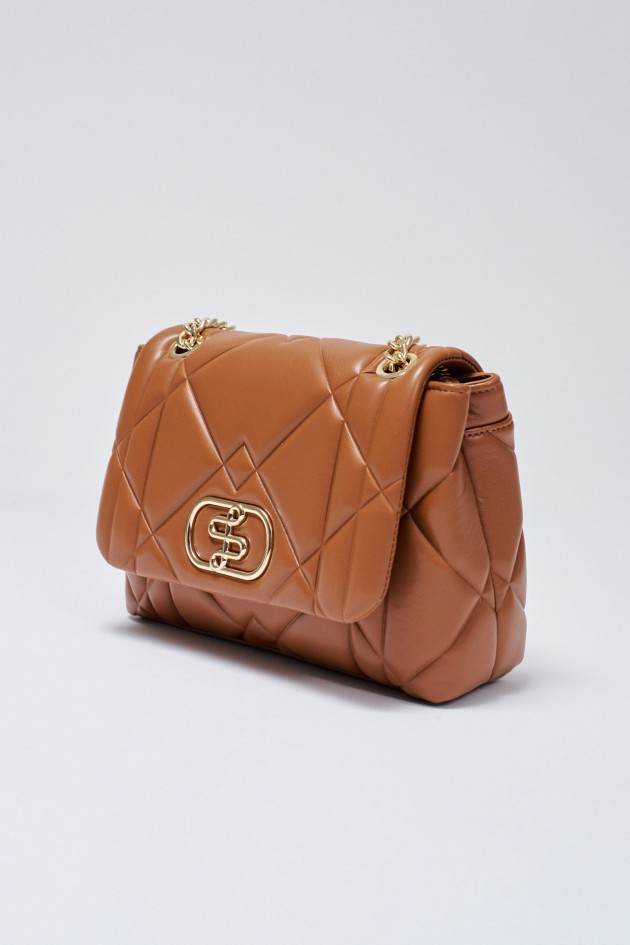 PADDED BAG LEATHER EFFECT