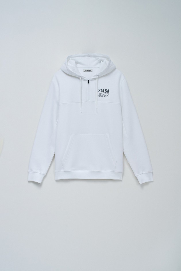 KAPUZENPULLOVER MIT REISSVERSCHLUSS