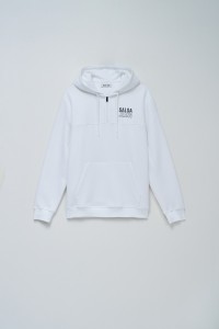 KAPUZENPULLOVER MIT REISSVERSCHLUSS