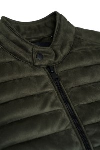 SUEDE PUFFER JACKET