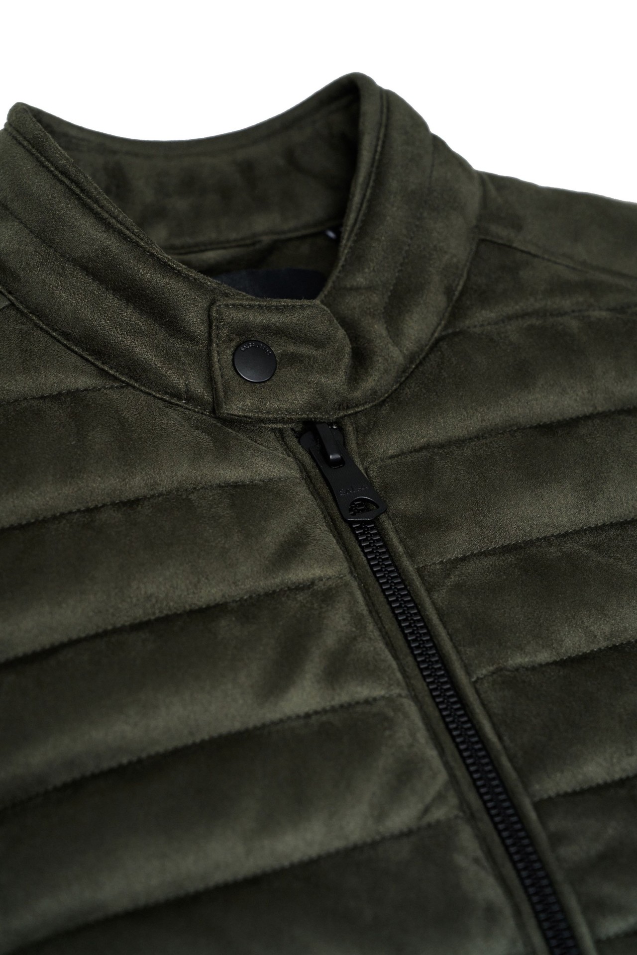 SUEDE PUFFER JACKET