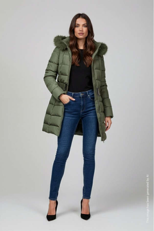 MANTEAU LONG MATELASS�