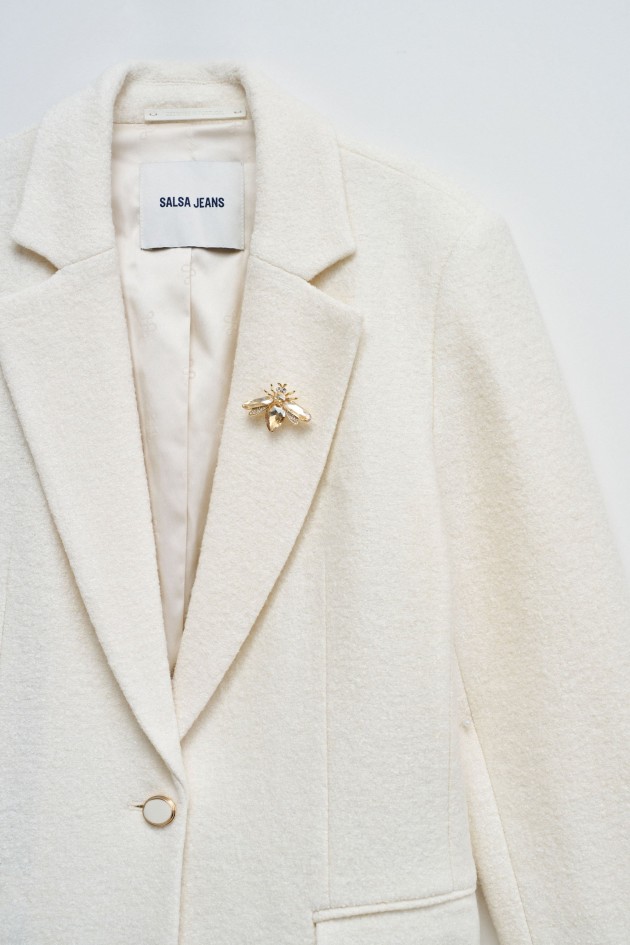 BLAZER TEXTURÉ EN LAINE