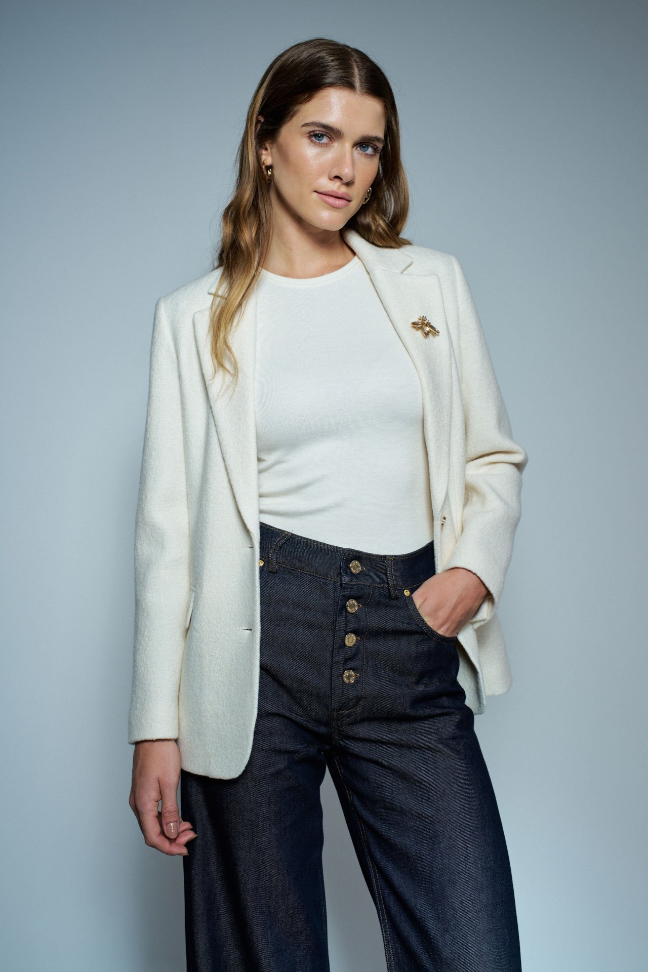 BLAZER TEXTUR EN LAINE