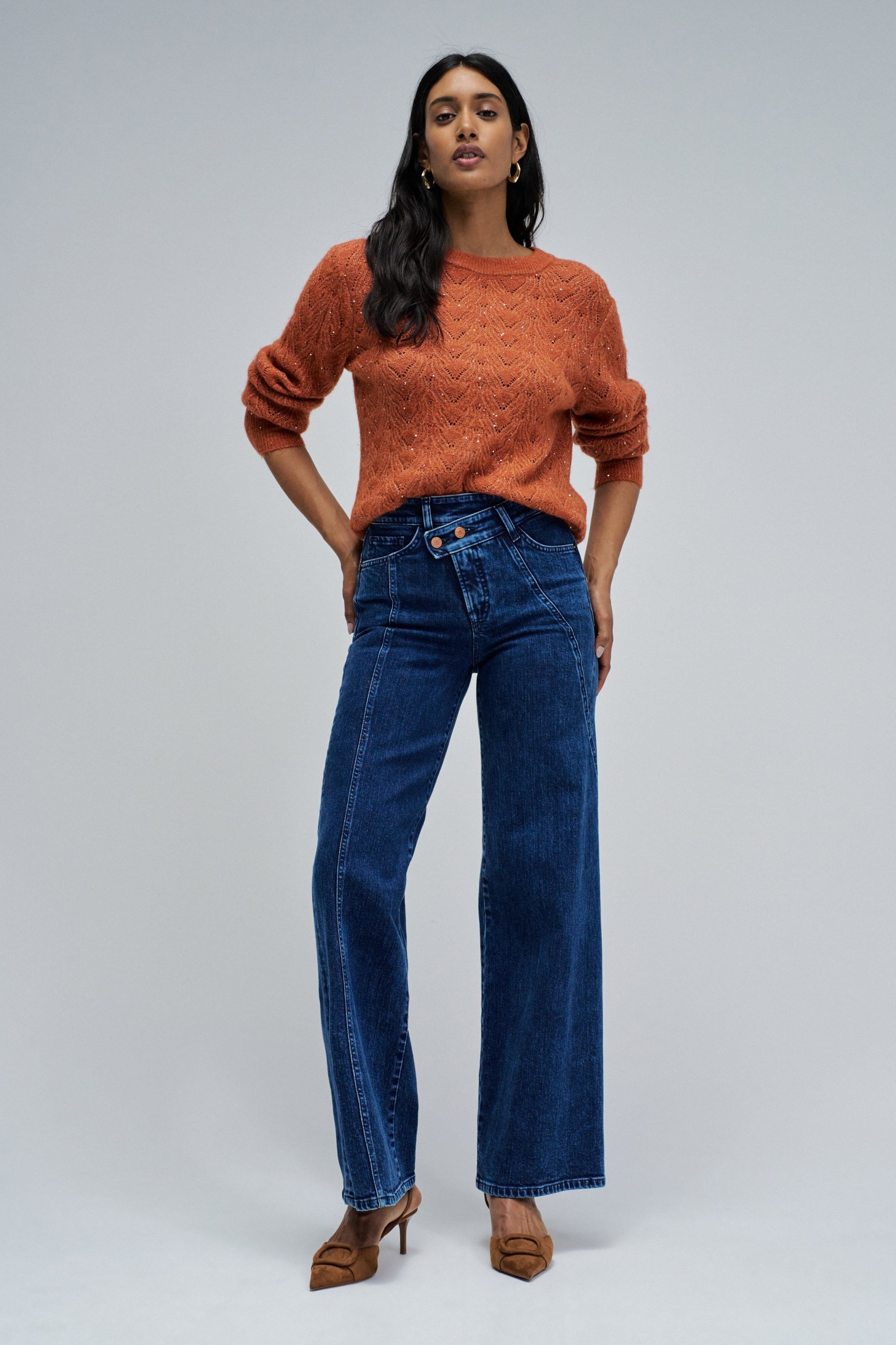 WOLLE UND MOHAIR-PULLOVER