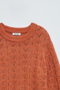 WOLLE UND MOHAIR-PULLOVER