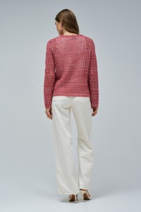 STRICKPULLOVER MIT GLANZ