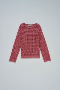 STRICKPULLOVER MIT GLANZ