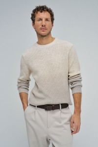 WOOL JUMPER WITH GRADIENT EFFECT
