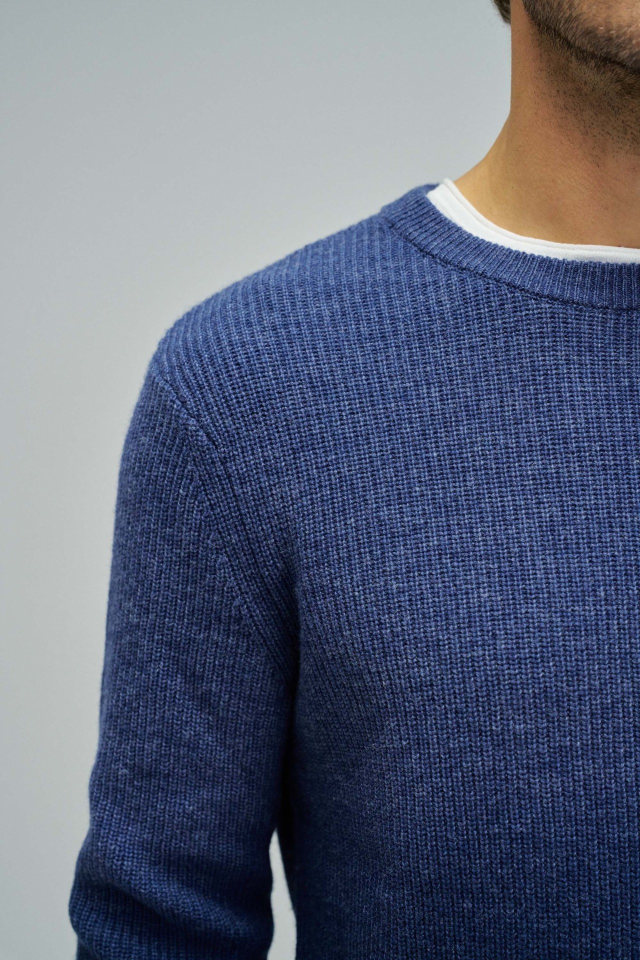 WOOL JUMPER WITH GRADIENT EFFECT