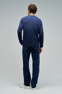 WOOL JUMPER WITH GRADIENT EFFECT