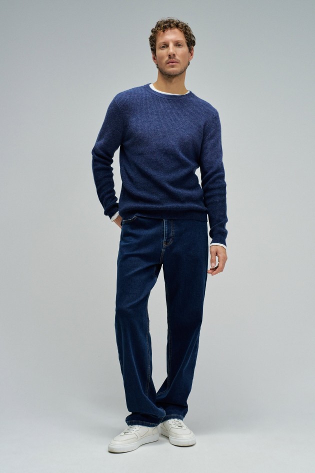 WOOL JUMPER WITH GRADIENT EFFECT