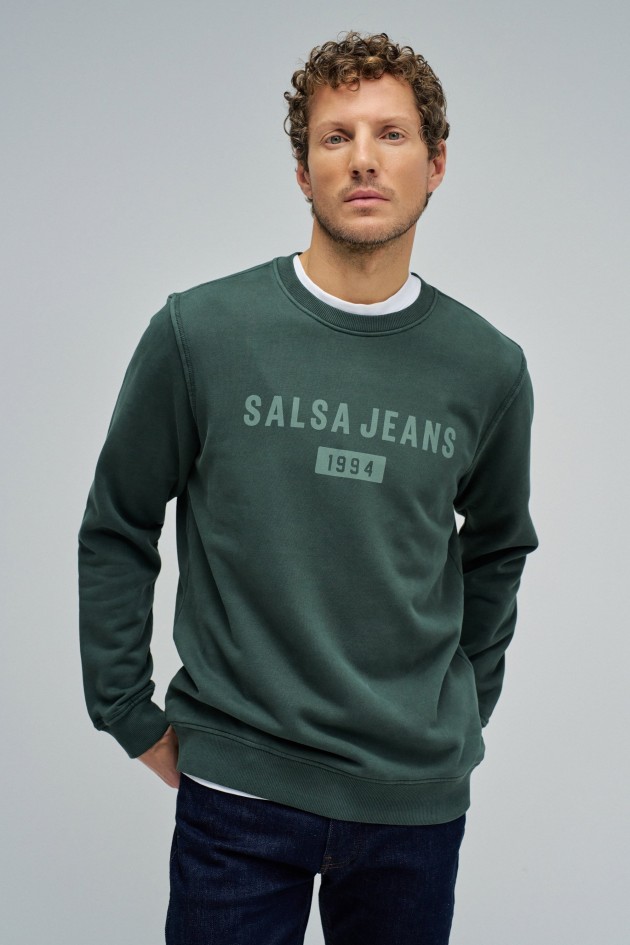 SWEATSHIRT MIT BRANDING