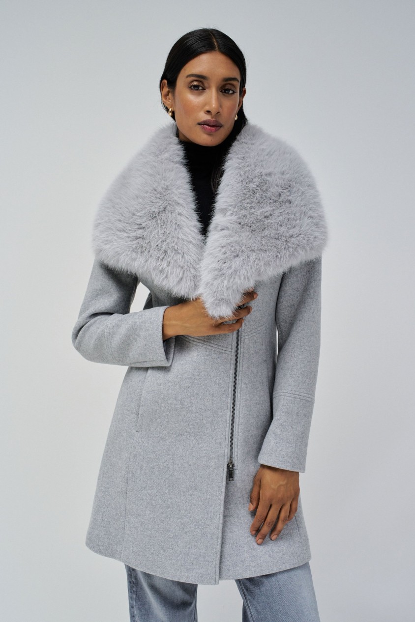 WOOLLEN COAT SLIM - SALSA JEANS