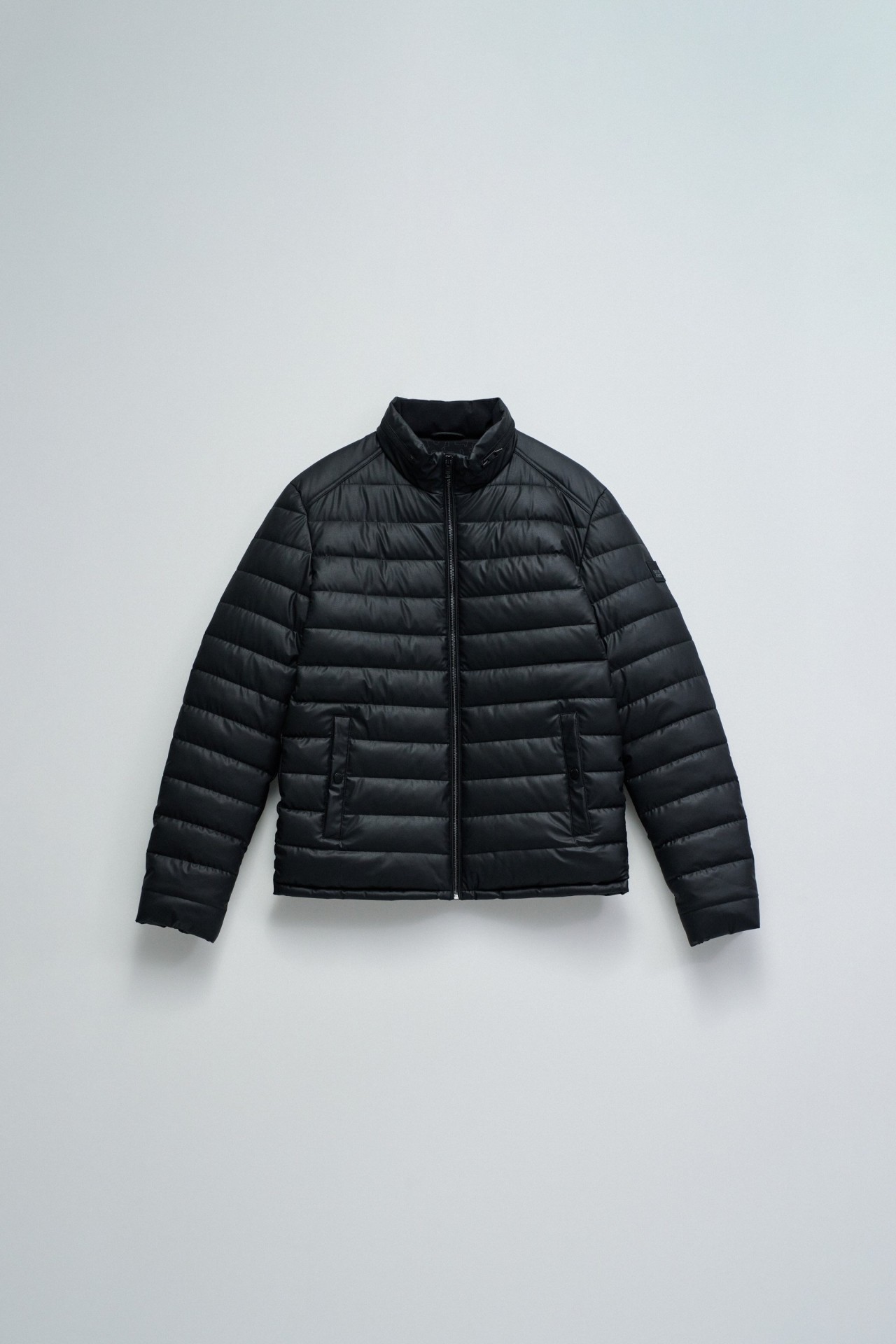 VESTE METELASSÉE EFFET CUIR