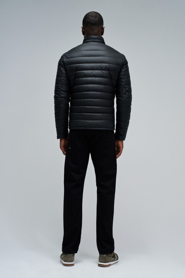 VESTE METELASSÉE EFFET CUIR