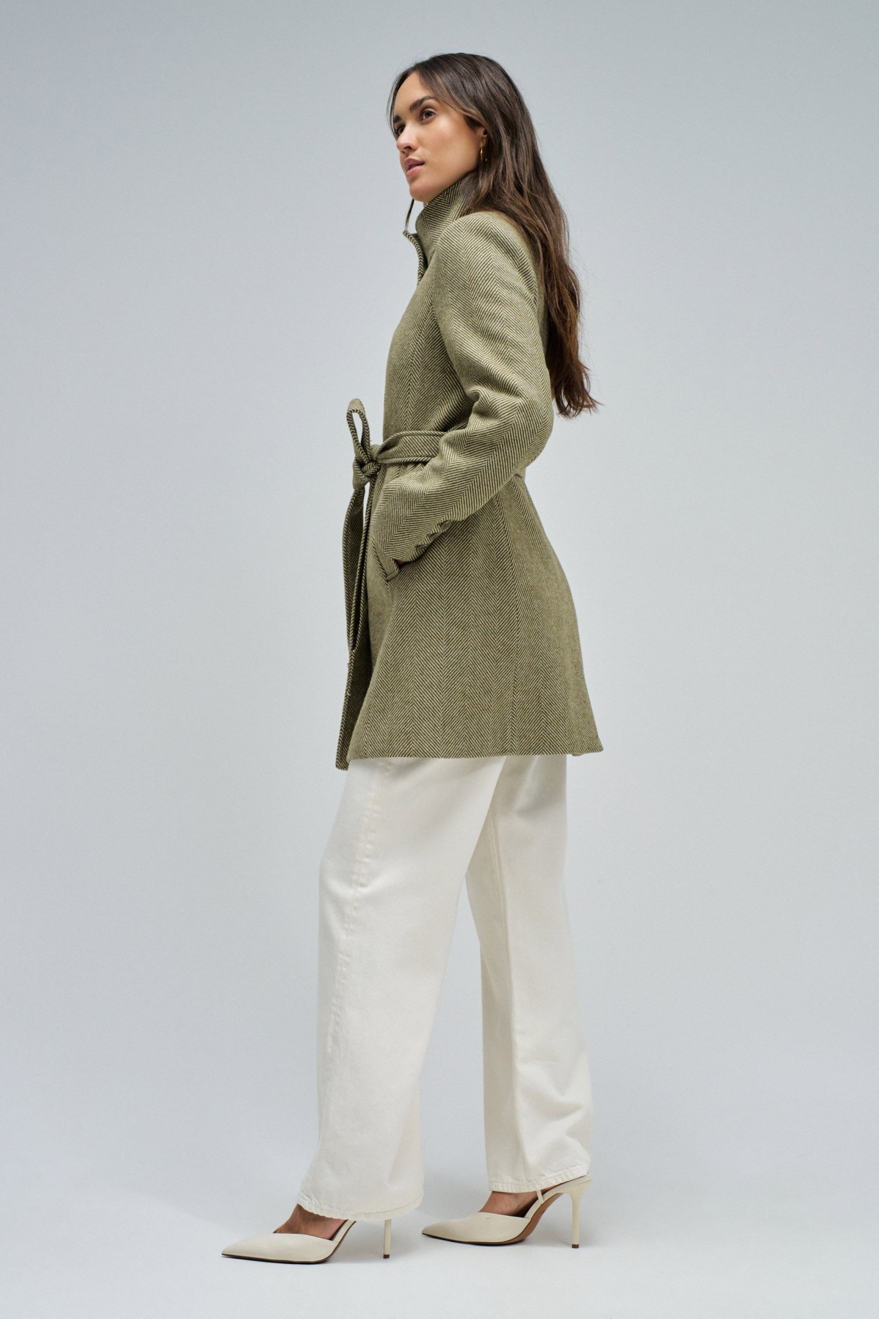 GRACE WOOLLEN COAT WITH BELT