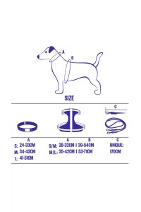 DENIM LEASH AND WASTE BAG HOLDER PET