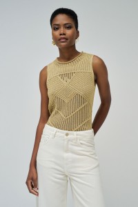 GOLD KNIT TOP