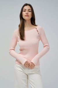 RIBBED KNIT JUMPER