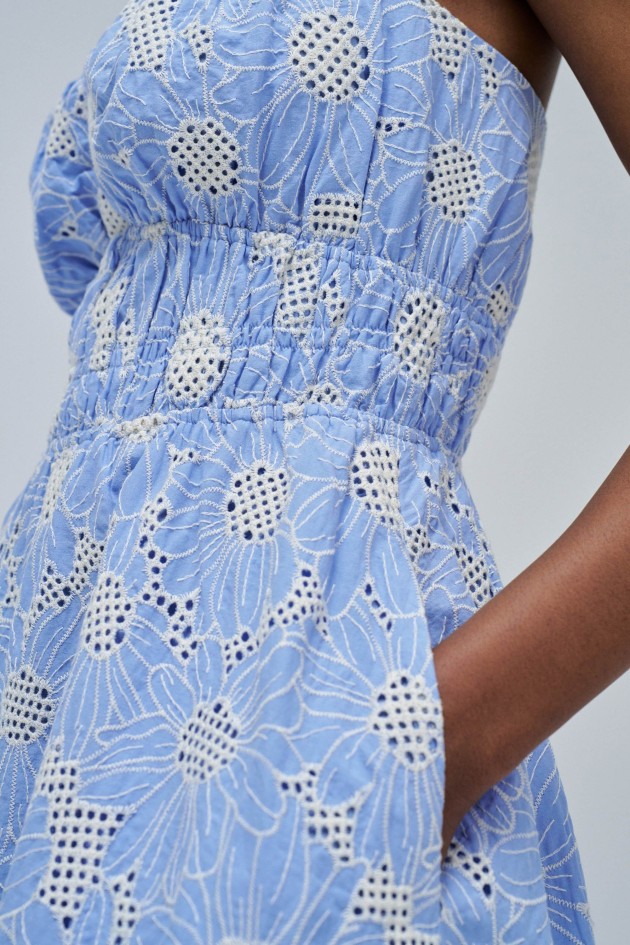 DRESS IN ENGLISH EMBROIDERY