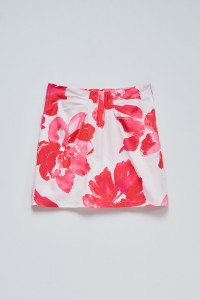 SKORT WITH FLORAL PATTERN