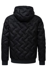 OUTLET BOMBER W HOOD TH, DARK GREY, XXL