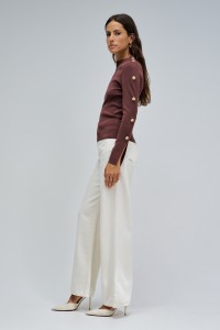 JERSEY DE PUNTO CON BOTONES DORADOS