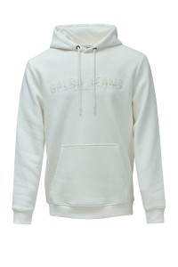 OUTLET HOODIE FLEECE BR, LIGHT PEARL, XL