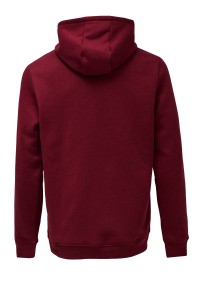 OUTLET HOODIE FLEECE B, DARK RED V1, XXL