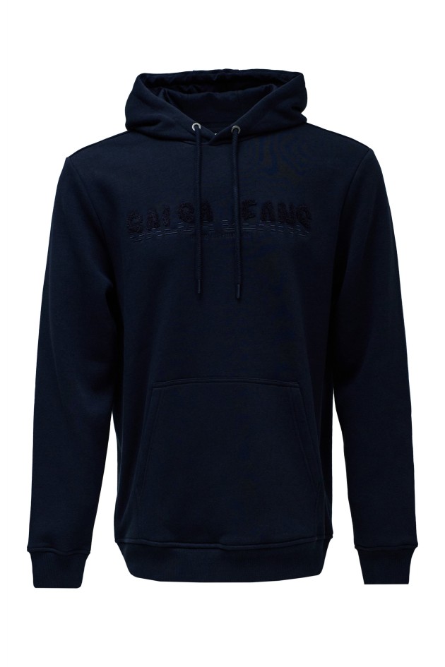 OUTLET HOODIE FLEECE BRA, DARK BLUE, XXL