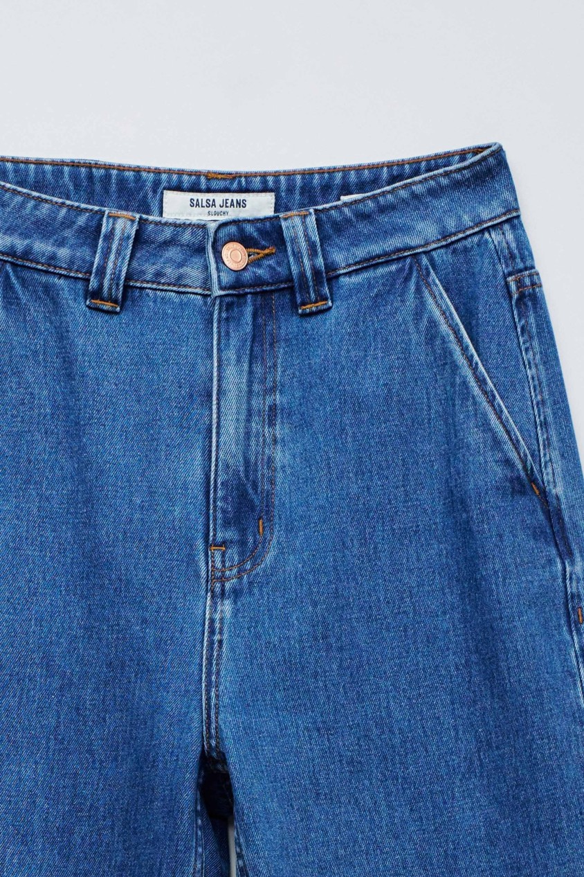 JEANS SLOUCHY CROPPED SLIM