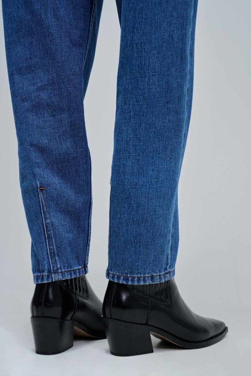 JEANS SLOUCHY CROPPED SLIM