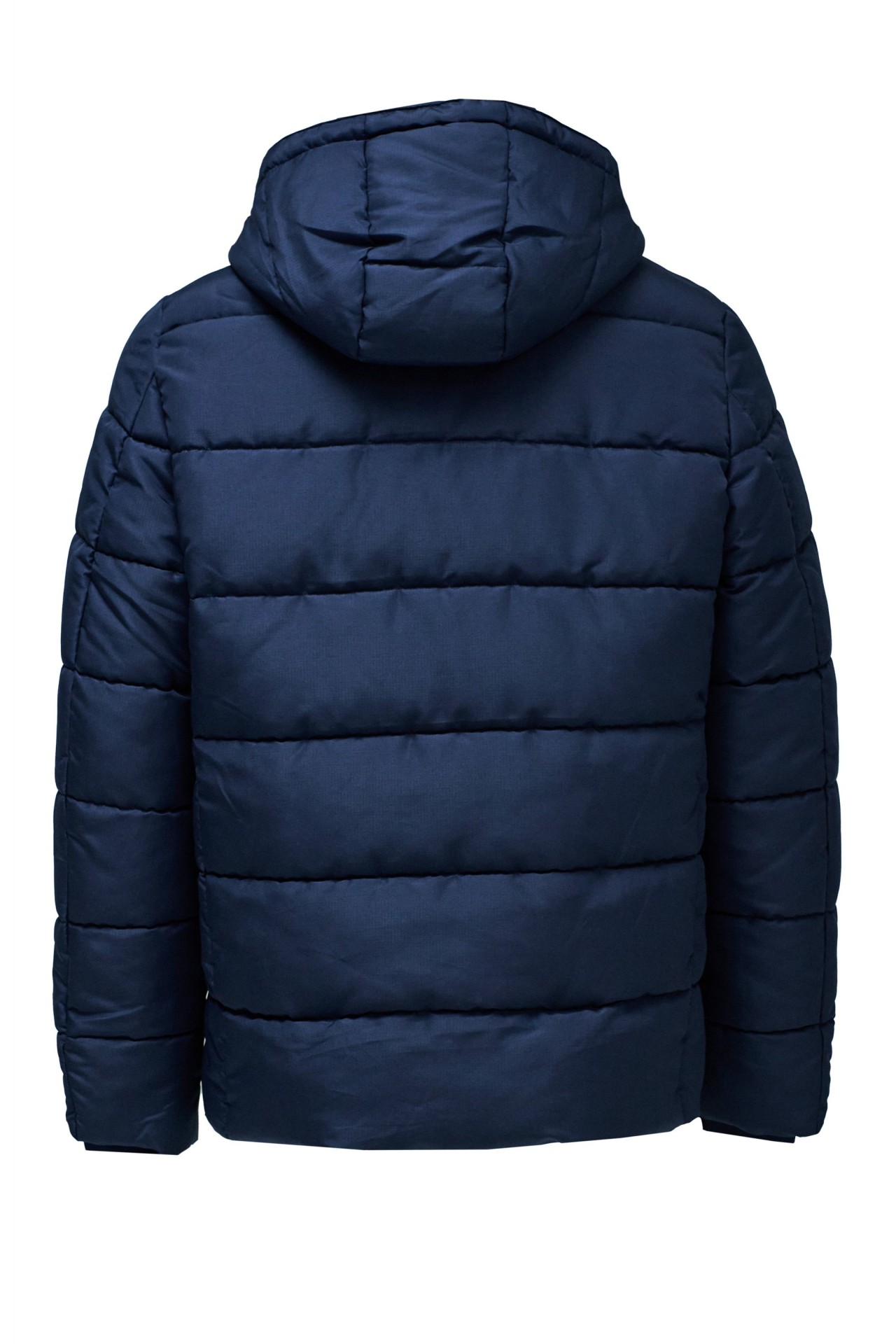 OUTLET NYLON HOOD PUFFER, DARK BLUE, XXL