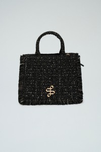 BOLSO DE MANO EN TWEED