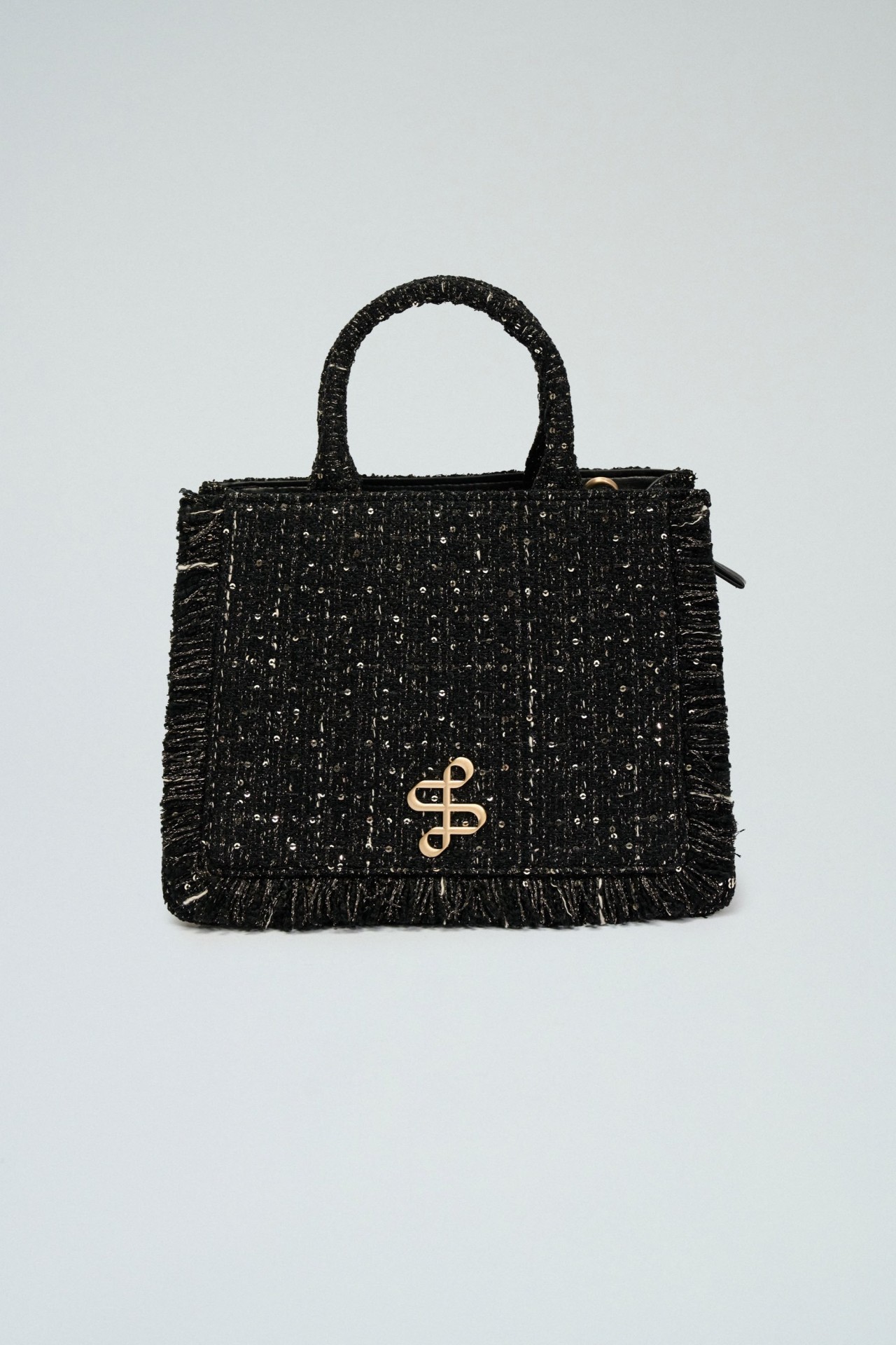 BOLSO DE MANO EN TWEED