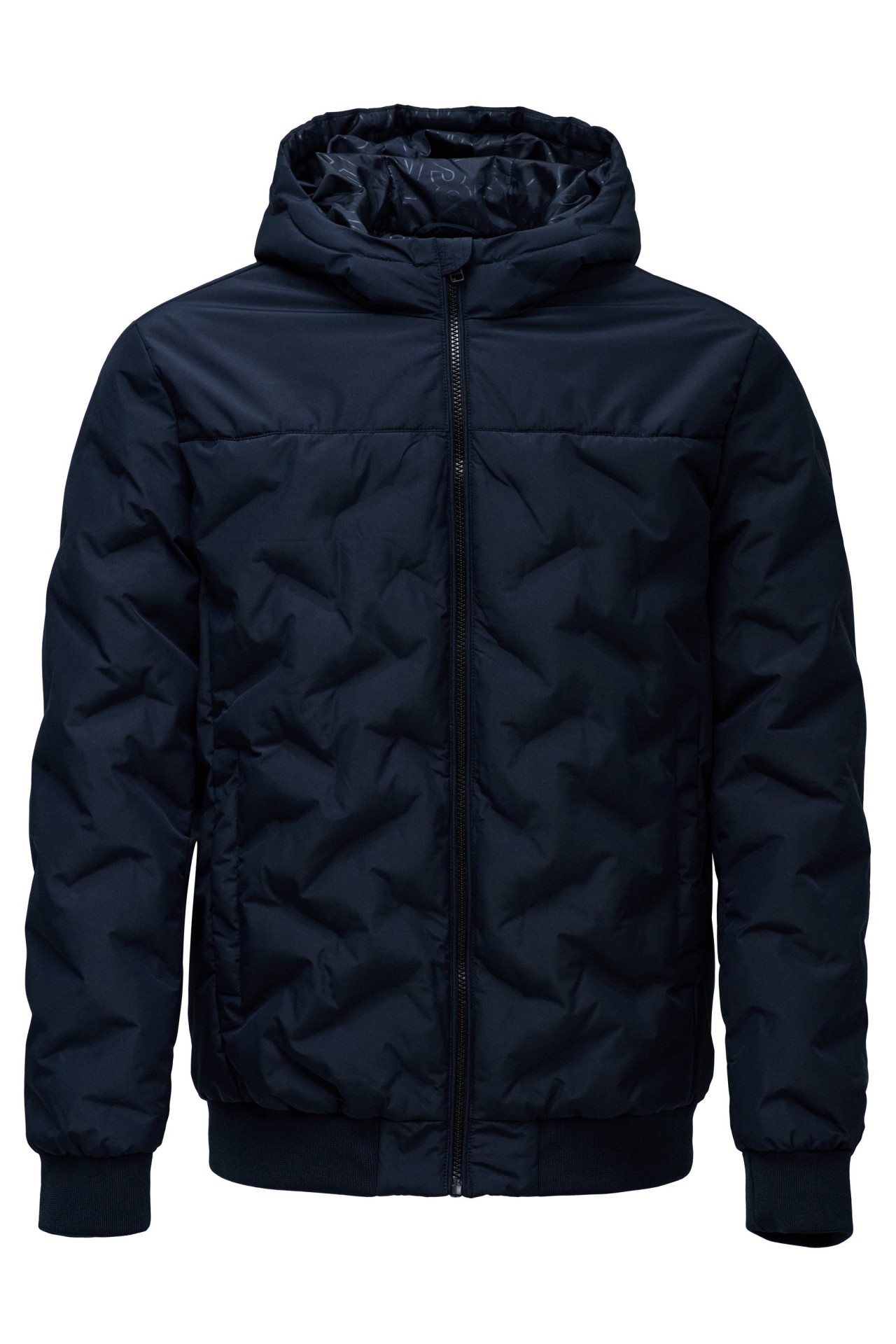 OUTLET BOMBER W HOOD, DARK BLUE V2, XXL