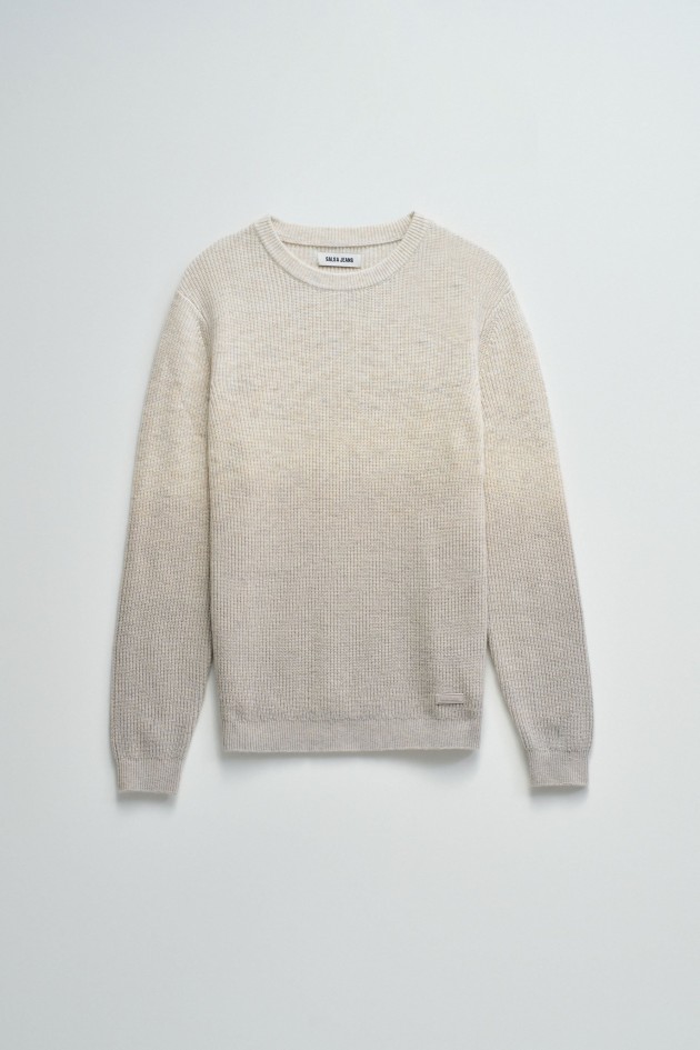 WOOL JUMPER WITH GRADIENT EFFECT