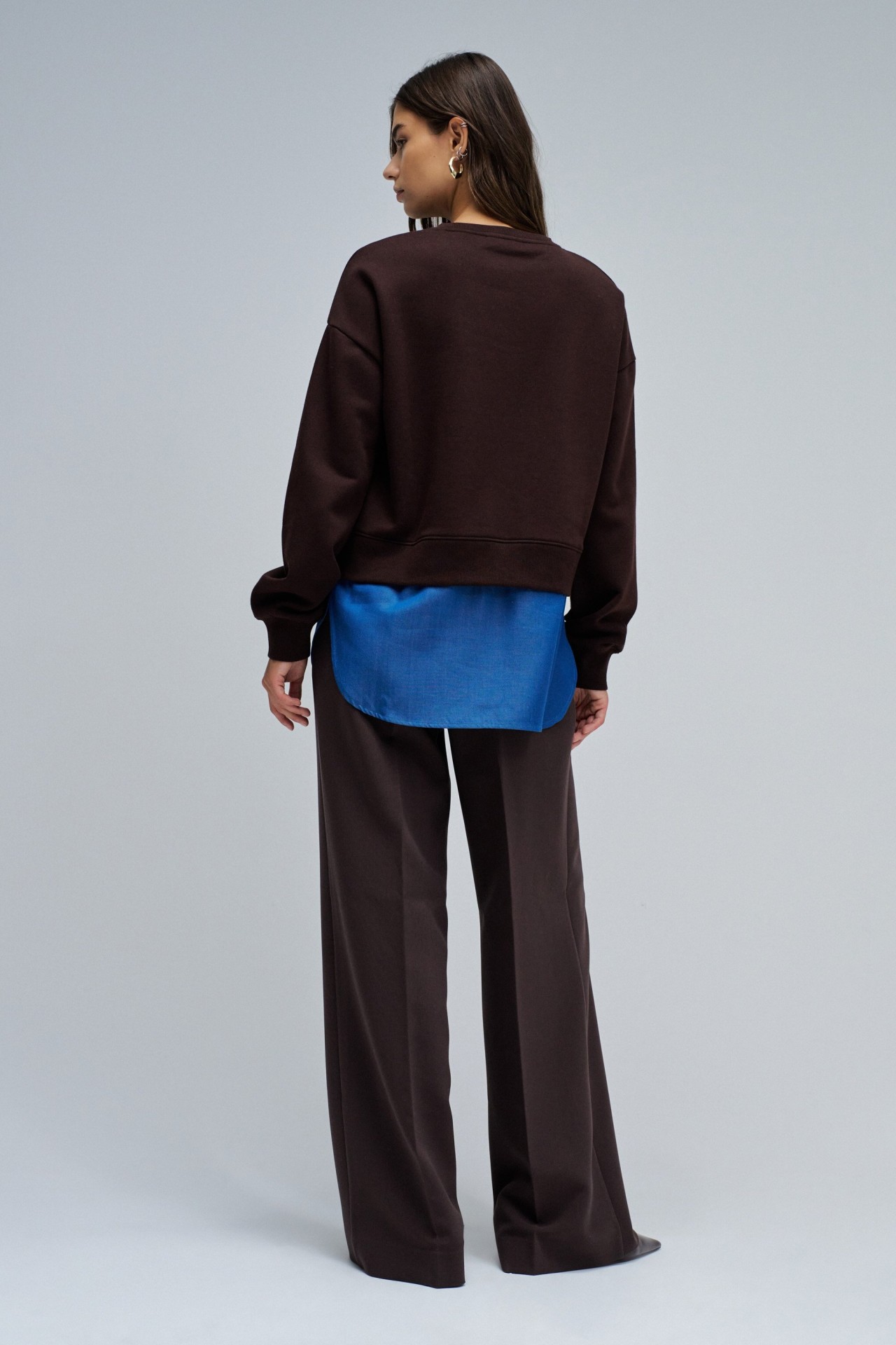 SWEATER COMBINED WITH SHIRT