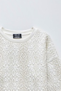 SWEAT AVEC LUREX STAR CLUB