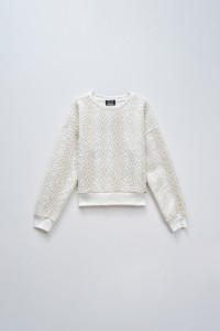 SWEAT AVEC LUREX STAR CLUB